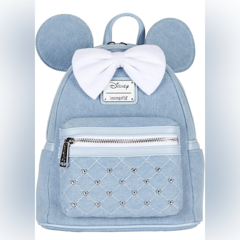 24HR DROP⬇️ Loungefly Disney Minnie Mouse Denim backpack
